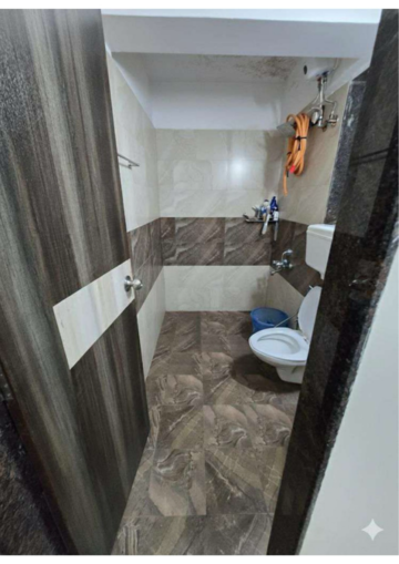 Bathroom in 3 BHK Apartment at Ssakash Chandralekha CHSL, Avdhut Nagar – for Rent