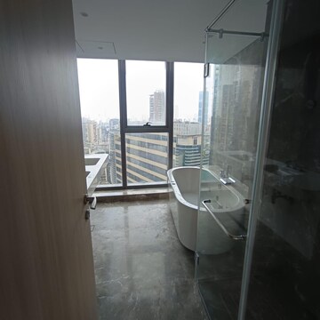 Bathroom in 4 BHK Apartment at Rustomjee Crown, Gokhale Road – for Rent