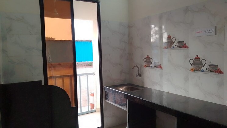 Kitchen, vaidikh-mantra 1 Bedroom 389 Sq.Ft. Builder Floor In Titwala Thane 9737883