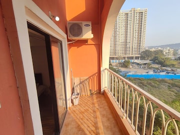 Balcony in 2 BHK Apartment at Atul Western Hills Phase 2, Baner – for Rent