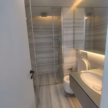 Staircase in 4 BHK Apartment at Lodha World Crest, Empire Mill – for Rent