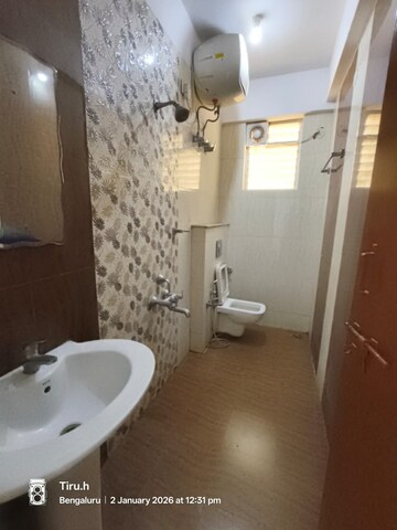 Bathroom in 3 BHK Builder Floor at Hsr Layout – for Rent