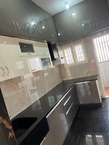 Kitchen in 2 BHK Builder Floor at Byadarahalli – for Rent