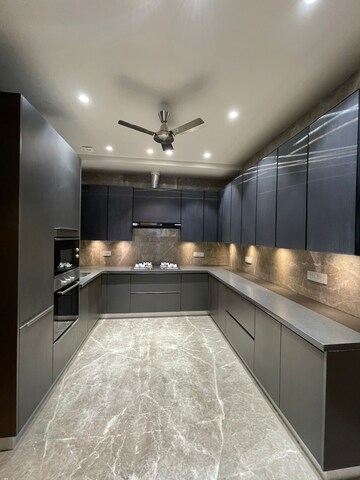 Kitchen in 4 BHK Builder Floor at Chirag Enclave – for Rent