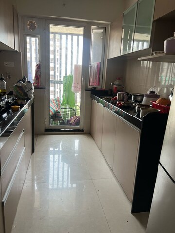 Kitchen in 2 BHK Apartment at Rustomjee Aden, Bandra East – for Rent