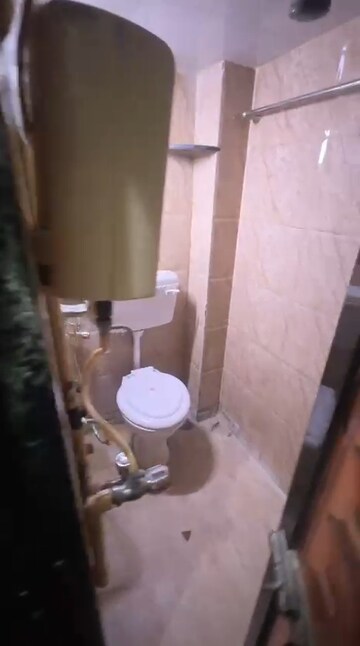 Bathroom in 2 BHK Builder Floor at Shantinagar CHS, Mira Road – for Rent