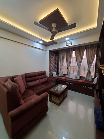 Living Room in 2 BHK Apartment at Advance Heights, Kharghar – for Rent