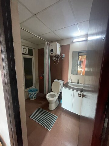 Bathroom in 2 BHK Apartment at Panchsheel Greens II, Sector 16 Greater Noida – for Rent