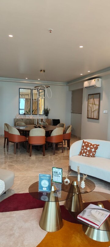 Living Room in 4 BHK Apartment at Indiabulls Blu, Worli – for Rent