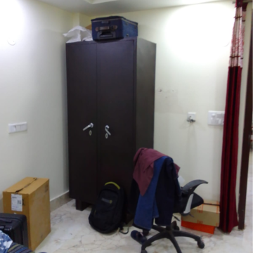 Living Room in 1 BHK Builder Floor at RWA Residential Society, Mohyal Colony – for Rent