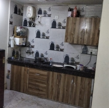 Floor Plan in 1 BHK Builder Floor at RWA Residential Society, Mohyal Colony – for Rent