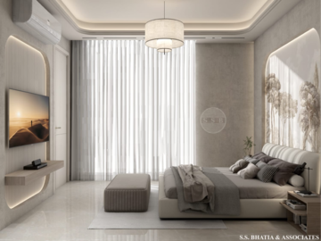 Bedroom in 5 BHK Villa at Raj Nagar Extension – for Sale