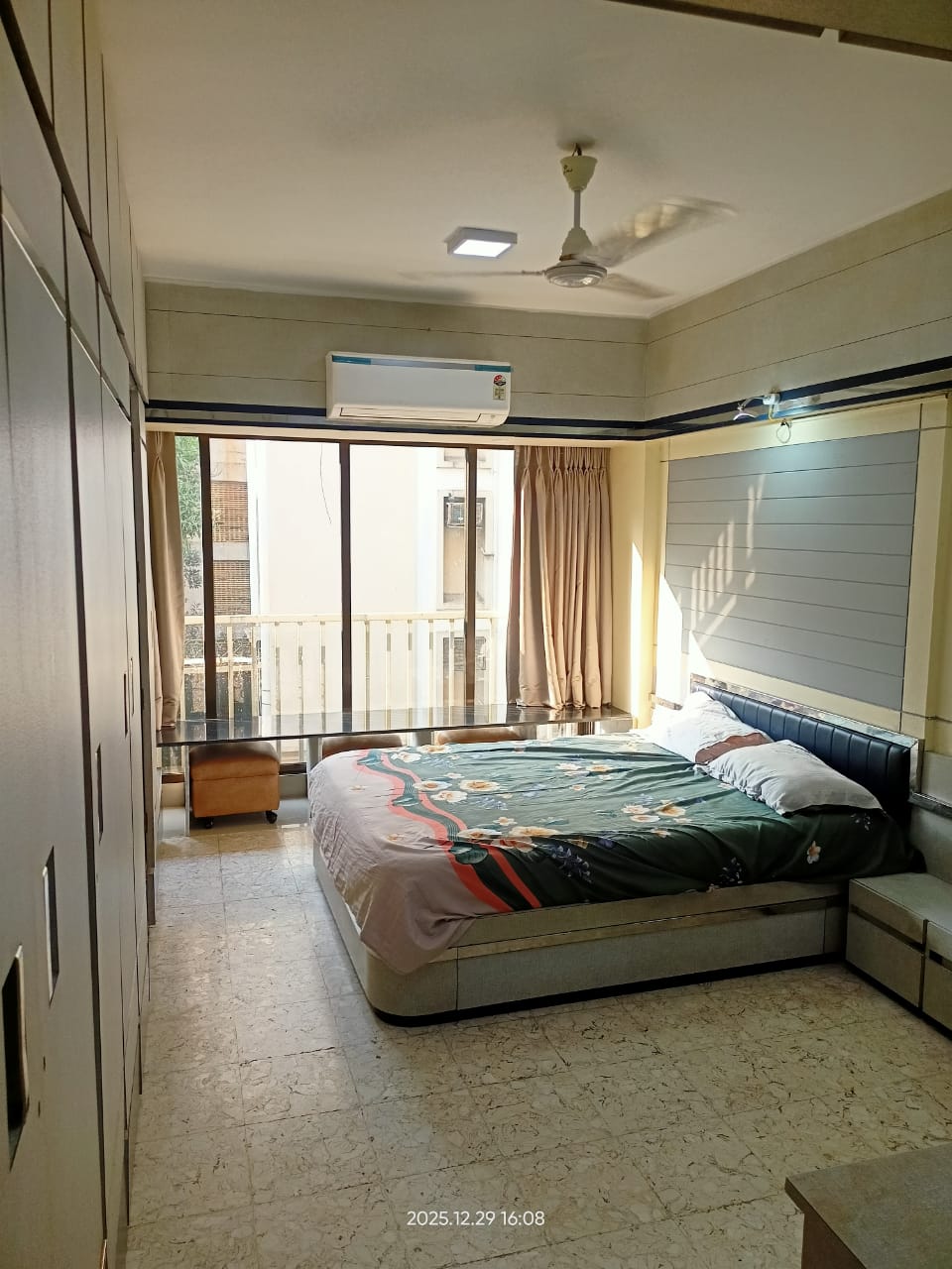 Bedroom in 2 BHK Apartment at PR Sablok, Khar West – for Rent