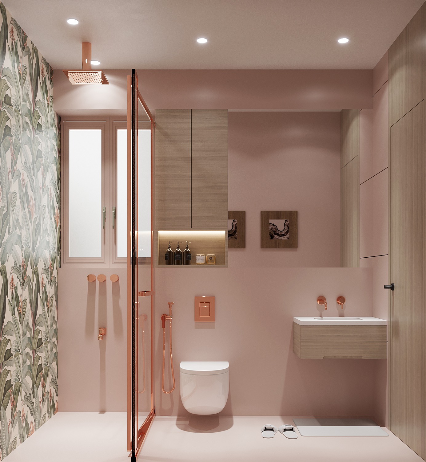 Bathroom in 4 BHK Apartment at Acharat Baug, Santacruz West – for Sale