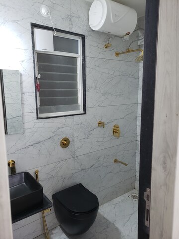 Bathroom in 2 BHK Apartment at Punawale – for Rent