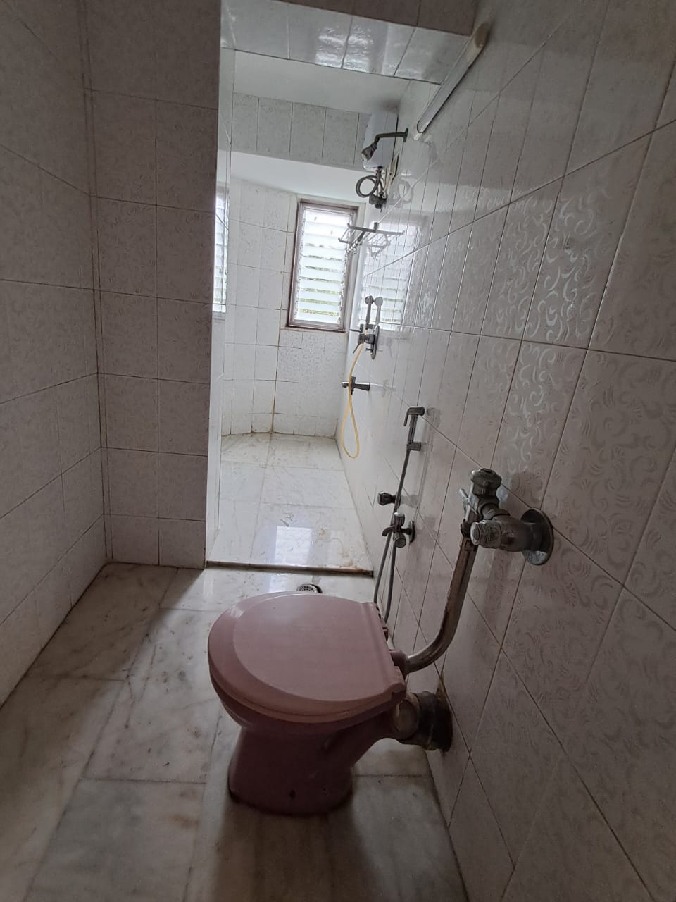 Bathroom in 3 BHK Apartment at Sarkar Avenue Apartment, Santacruz West – for Rent