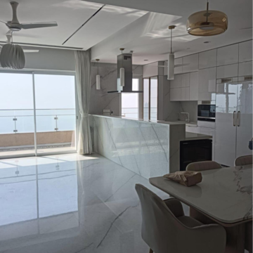 Living Room in 3 BHK Apartment at Lokhandwala Minerva Mahalaxmi, Arthur rd – for Rent