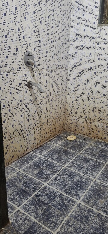 Bathroom in 1 BHK Apartment at Megh Malhar Co-op Housing Society, Ghansoli – for Rent