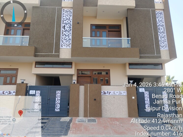 Exterior View, raghuveer-residency 4 Bedroom 100 Sq.Yd. Villa In Benad Road Jaipur 9742667