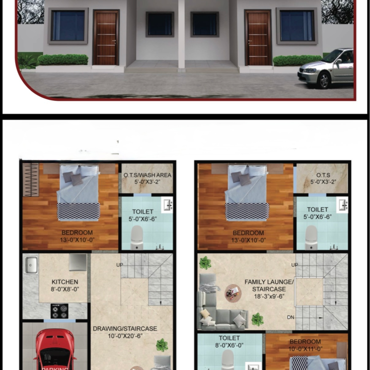 Cover Image, sector 10 greater noida 3 Bedroom 1820 Sq.Ft. Villa In Sector 10 Greater Noida Greater Noida 9742678