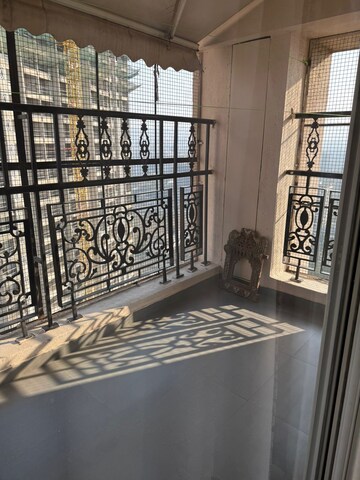 Balcony in 3.5 BHK Apartment at Raheja Vistas Premiere, Mohammadwadi – for Rent