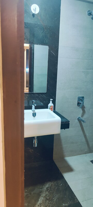 Bathroom in 2 BHK Apartment at Indiabulls One Indiabulls, Pokhran Road No Two – for Rent