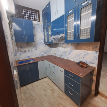 Kitchen in 1 BHK Builder Floor at Malviya Nagar – for Rent
