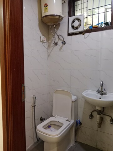 Bathroom in 1 RK Builder Floor at Malviya Nagar – for Rent