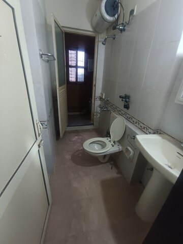 Bathroom in 3 BHK Apartment at K Rahega Palm Springs, Malad West – for Rent