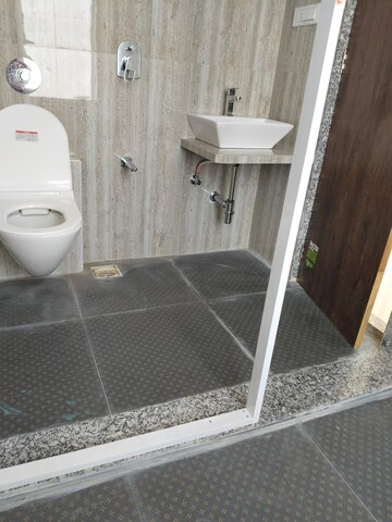 Bathroom in 1 BHK Apartment at Parth Lakefront, Dighe – for Rent