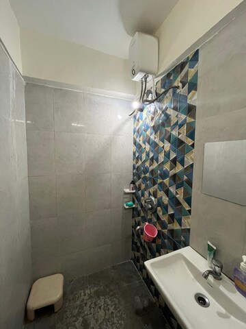 Bathroom in 2 BHK Apartment at Aswani Galaxy, Wakad – for Rent