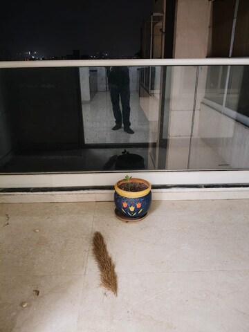 Balcony in 3 BHK Apartment at Newa Bhakti Park Airoli, Airoli Sector 1 – for Rent