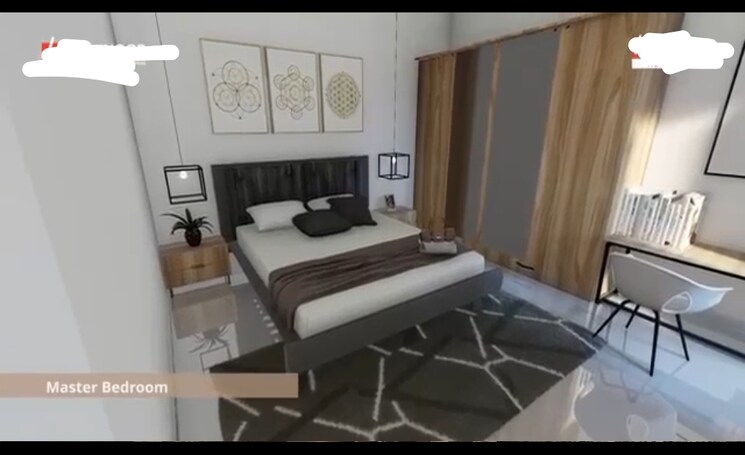 Master Bedroom, kharadi 2 Bedroom 812 Sq.Ft. Apartment In Kharadi Pune 9743110