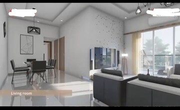 Living Room in 2 BHK Apartment at Kharadi – for Sale