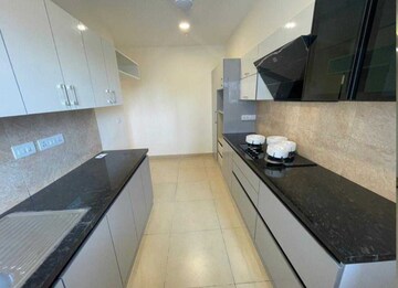 Kitchen in 4 BHK Apartment at Prestige High Fields, Gachibowli – for Rent