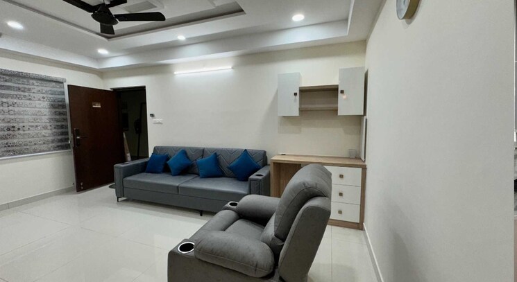 Master Bedroom, my-home-tarkshya 3 Bedroom 1957 Sq.Ft. Apartment In Kokapet Hyderabad 9743145