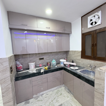 Kitchen in 2 BHK Builder Floor at Khirki Extension – for Sale