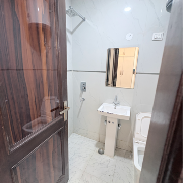 Bathroom in 2 BHK Builder Floor at Khirki Extension – for Sale