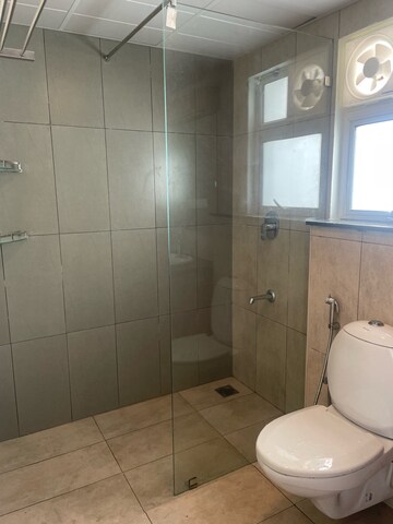 Bathroom in 3 BHK Apartment at Prestige Lakeside Habitat, Varthur – for Rent