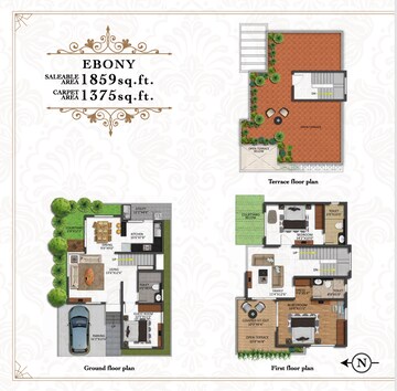 Floor Plan in 3 BHK Apartment at Shriram Chirping Grove 2, Sarjapur Road – for Sale