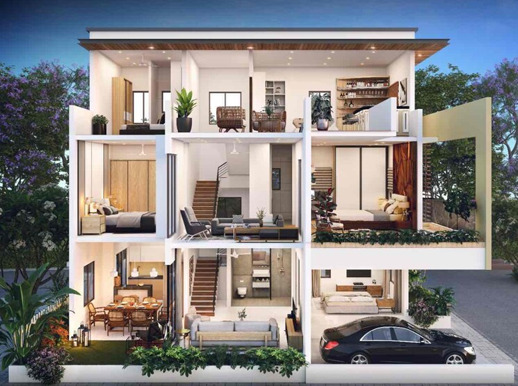 Exterior View, shriram-chirping-grove-2 3 Bedroom 2627 Sq.Ft. Apartment In Sarjapur Road Bangalore 9743516