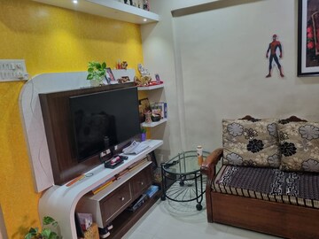 Living Room in 2 BHK Apartment at Om Sai Shiristi, Kharadi – for Rent