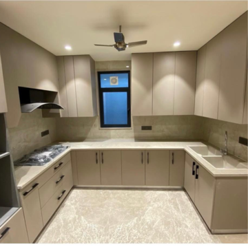 Kitchen in 3 BHK Builder Floor at Greater Kailash I – for Sale