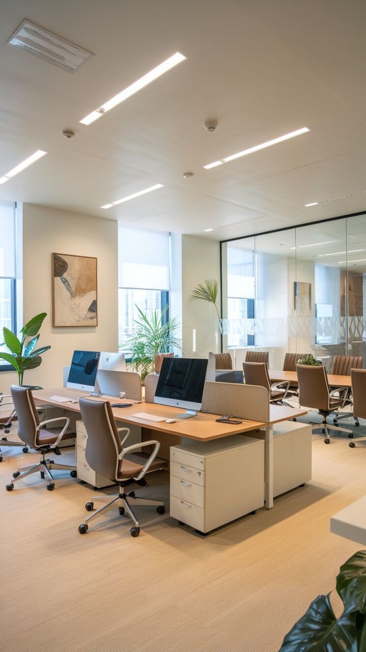 Team Area, lodha-supremus-2 Commercial Office Space 1008 Sq.Ft. In Wagle Industrial Estate Thane 9743613