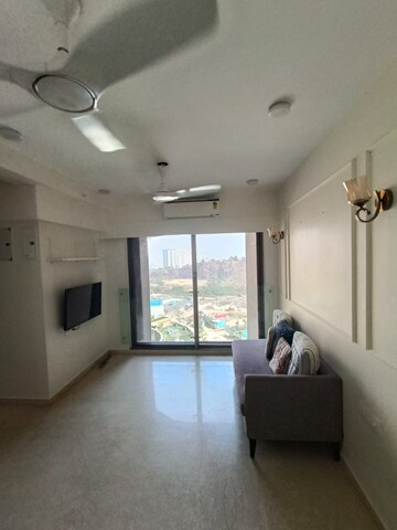Living Room in 1 BHK Apartment at Kanakia Silicon Valley, Powai – for Rent