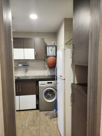 Kitchen in 1 BHK Apartment at Rakhangi Mahal, Worli – for Rent