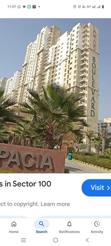 3 BHK Apartment For Rent in 3C Lotus Boulevard Espacia, Sector 100
