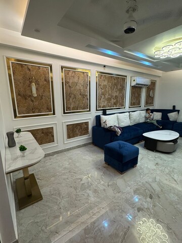 Living Room in 3 BHK Builder Floor at Ansal API Esencia, Sector 67 – for Sale