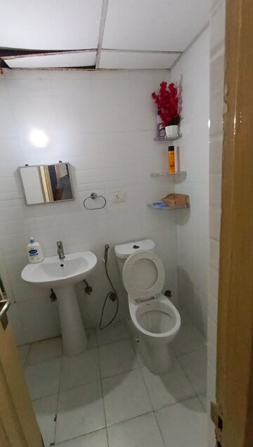 Bathroom in 3 BHK Apartment at Amrapali Zodiac, Sector 120 – for Rent