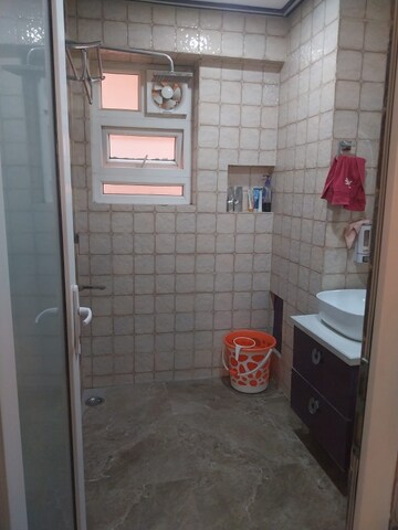 Bathroom in 3 BHK Apartment at Patparganj – for Rent